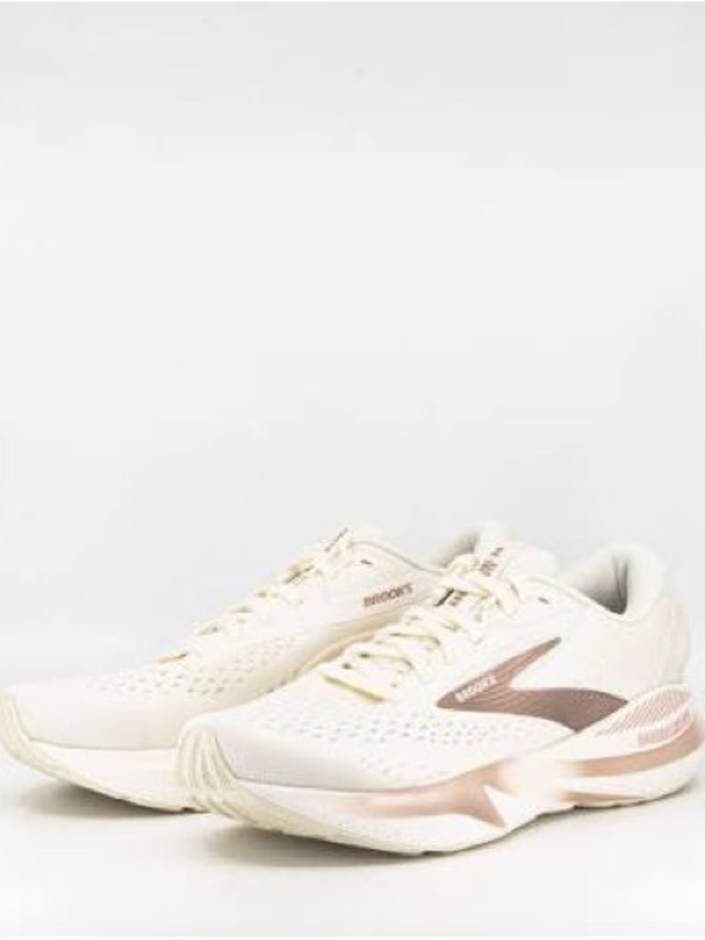 Brooks Adrenaline 24 GTS Coconut White/Rose Women’s Walking Running Tennis Shoes